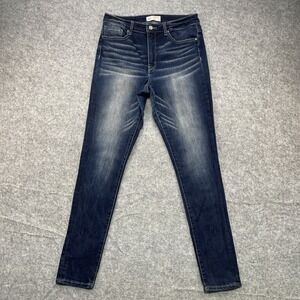 BKE Womens Jeans Parker Universal Fit High Rise Skinny Distressed 29x31.5